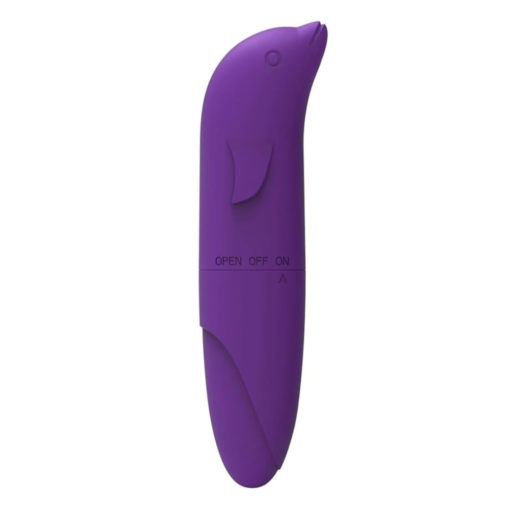 Vibrador Golfinho Plástico Liso Colors Youvibe - Imagem 5