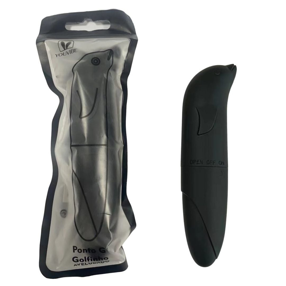 Vibrador Golfinho Plástico Liso Colors Youvibe - Imagem 8