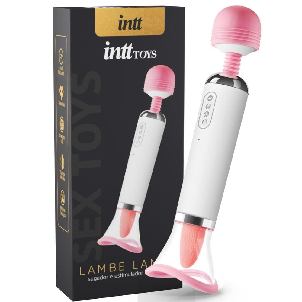 Vibrador Lambe Lambe Luxury Duo 12 Modos Sucção Intt - Imagem 2