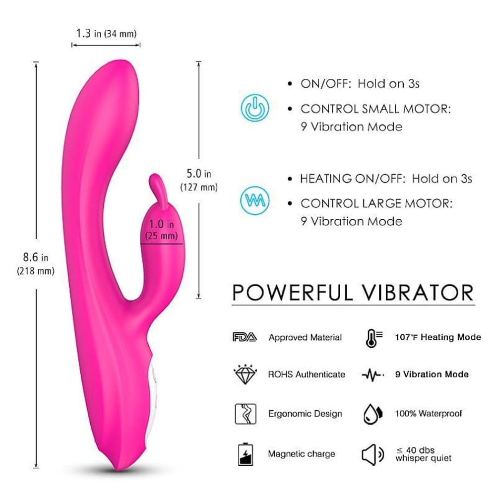 Vibrador Massageador Naughty 9 Modos De Vibração S-Hande - Imagem 6
