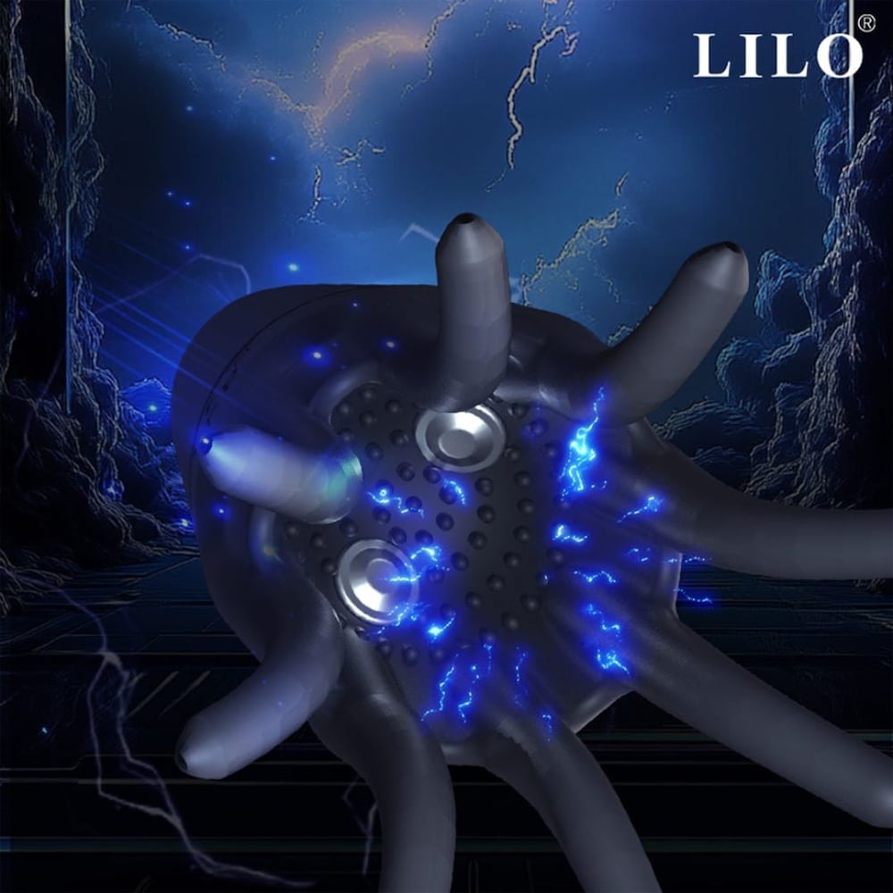 Vibrador Octopus 2 Em 1 Com 10 Modos De Vibração E 6 Modos De Choque Lilo - Imagem 8