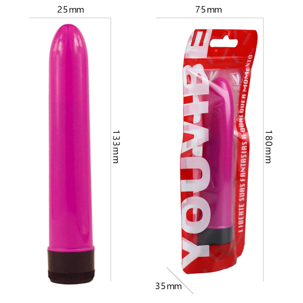Vibrador Personal Plástico 13Cm Multivelocidades - Imagem 7