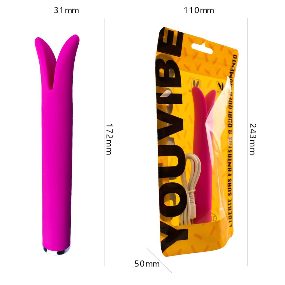 Vibrador Personal Recarregável Nozzle 12 Modos De Vibração Vibe Toys - Imagem 6