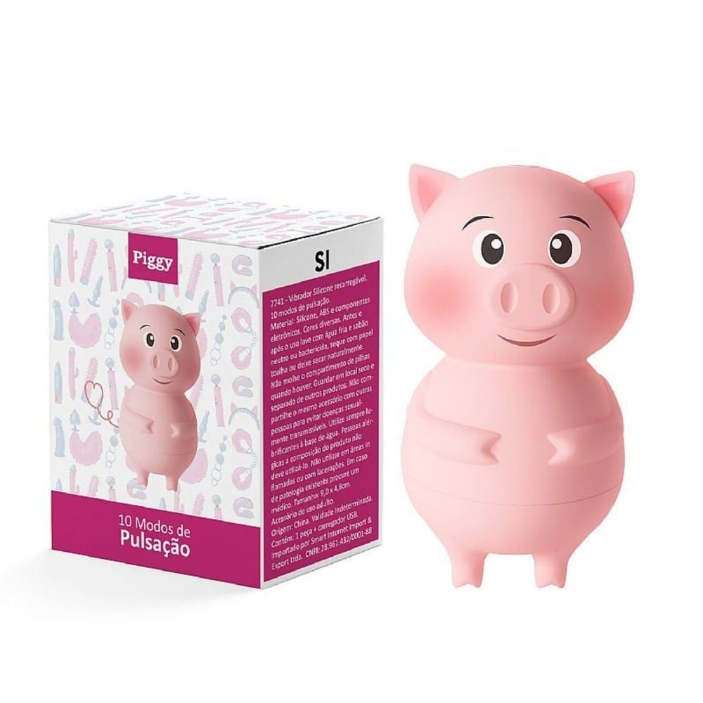 Vibrador Piggy 10 Modos De Pulsação Vibe Toys - Imagem 6