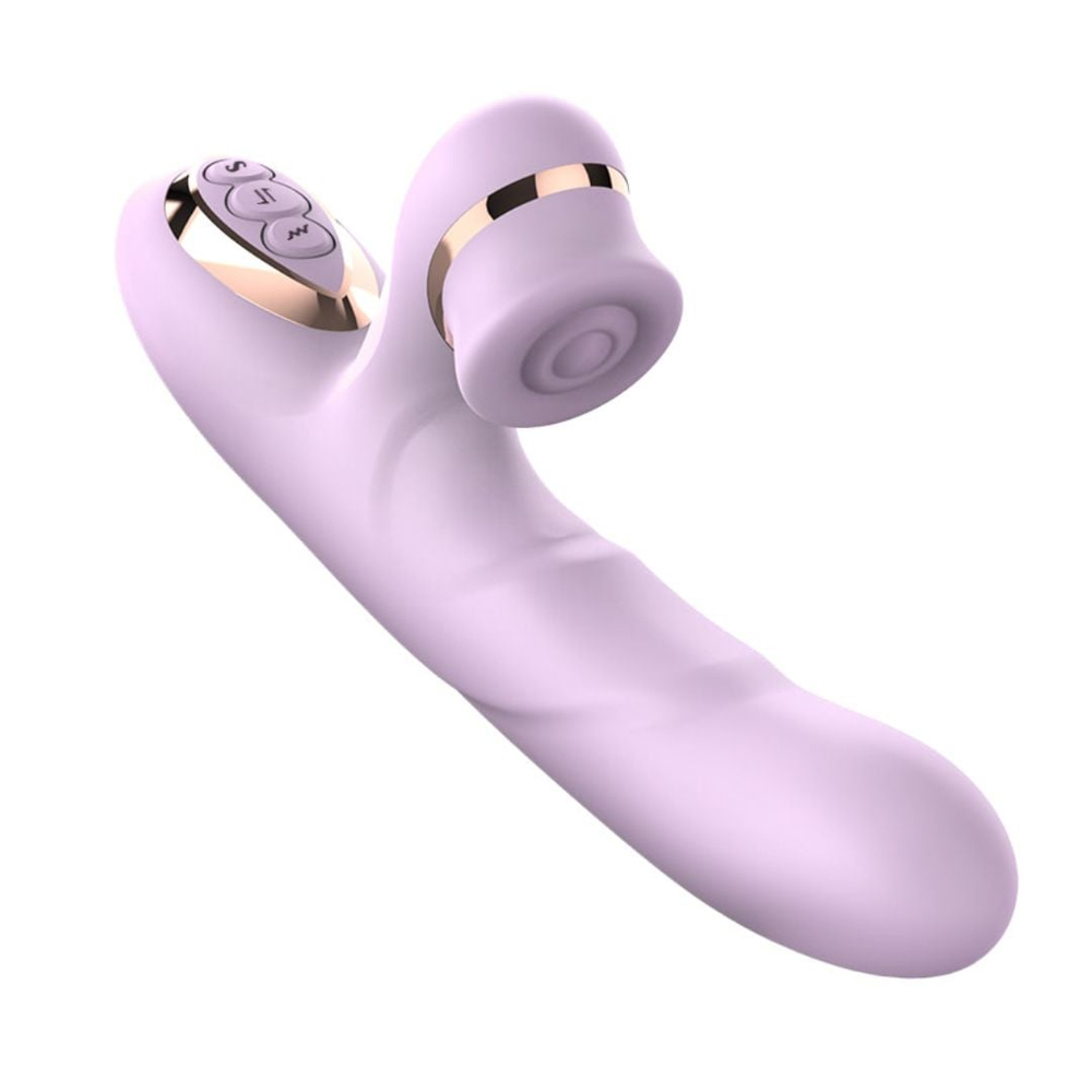 Vibrador Ponto G 3 Modos Vai E Vem 7 Modos De Vibração Com Batidinhas Pleasure - Imagem 2