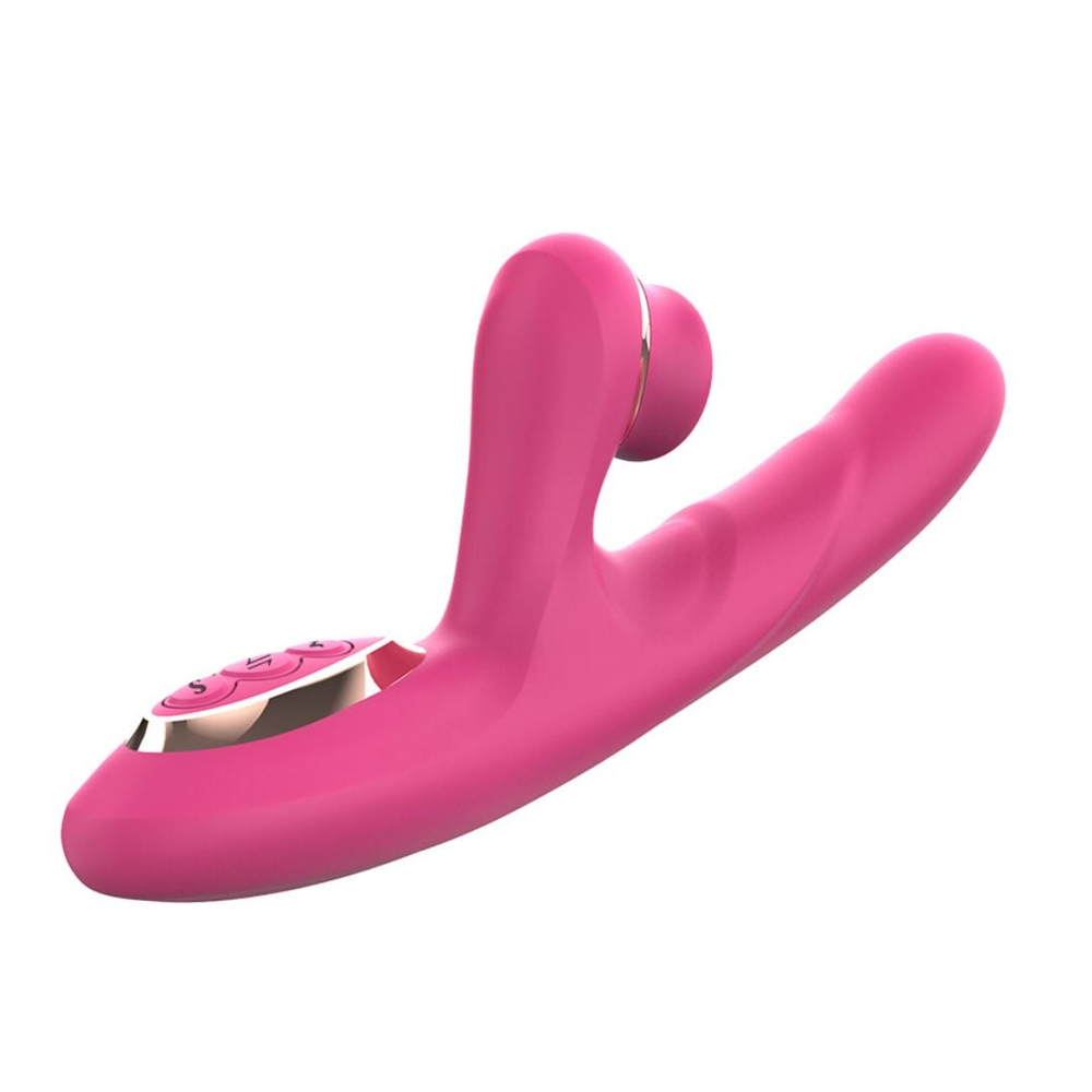 Vibrador Ponto G 3 Modos Vai E Vem 7 Modos De Vibração Com Batidinhas Pleasure - Imagem 5