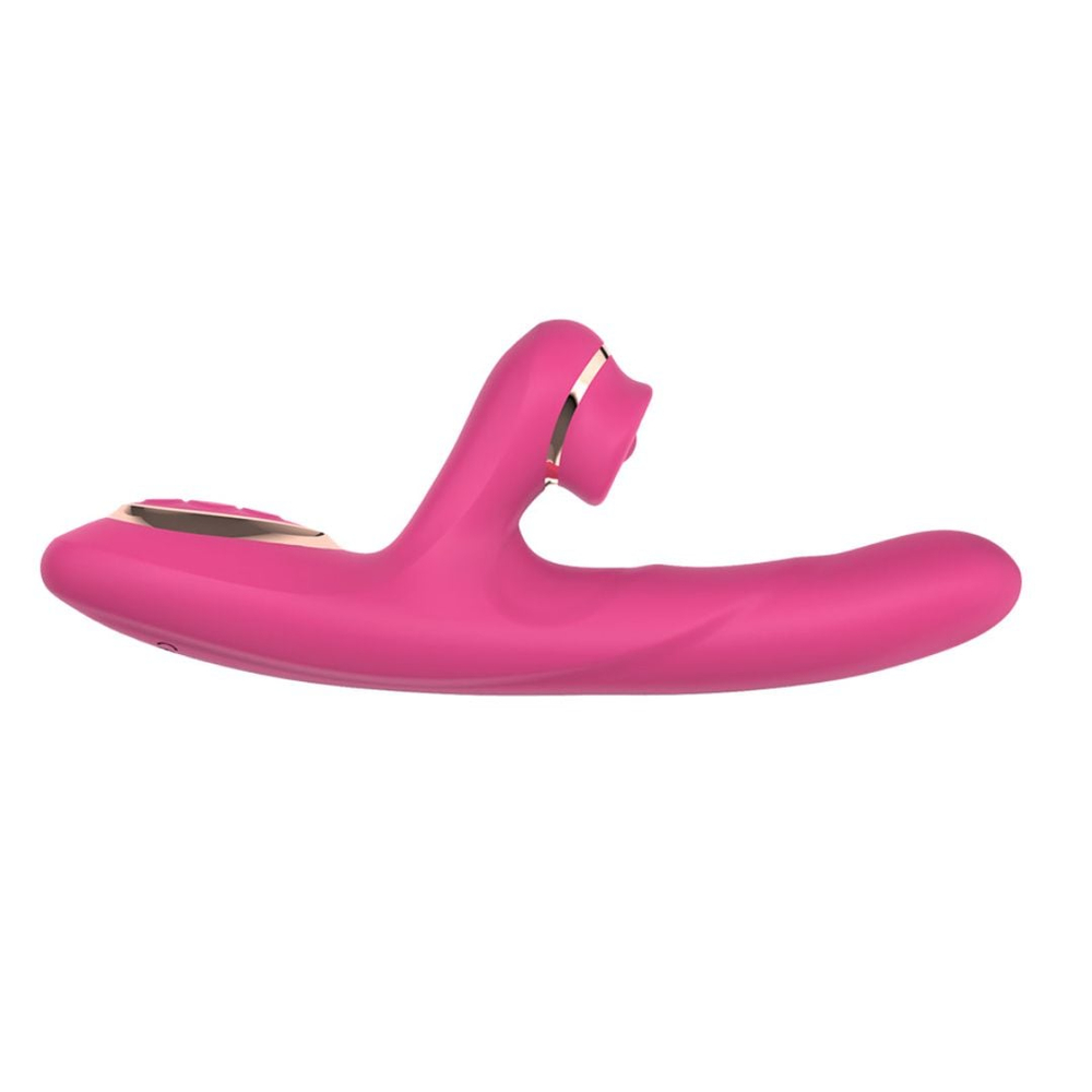 Vibrador Ponto G 3 Modos Vai E Vem 7 Modos De Vibração Com Batidinhas Pleasure - Imagem 9
