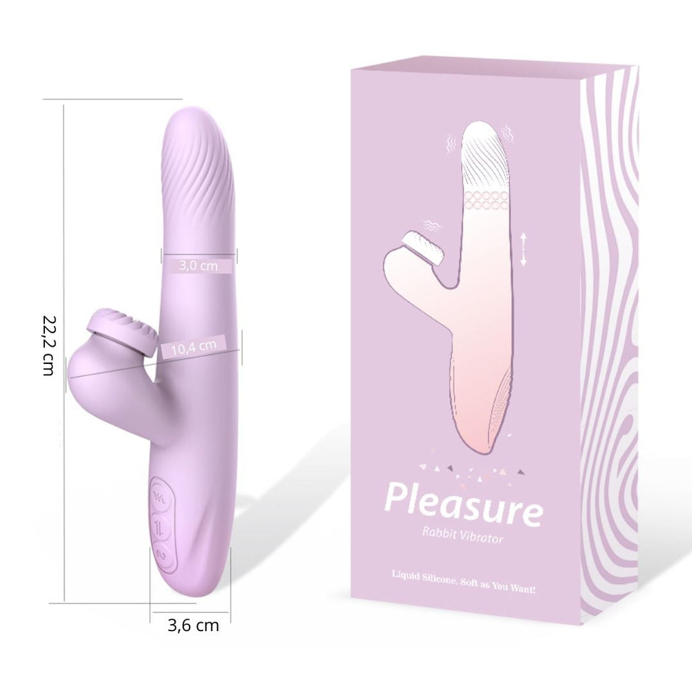 Vibrador Ponto G 7 Modos De Vibração 3 Modos De Vai E Vem E Rotação Pleasure - Imagem 10