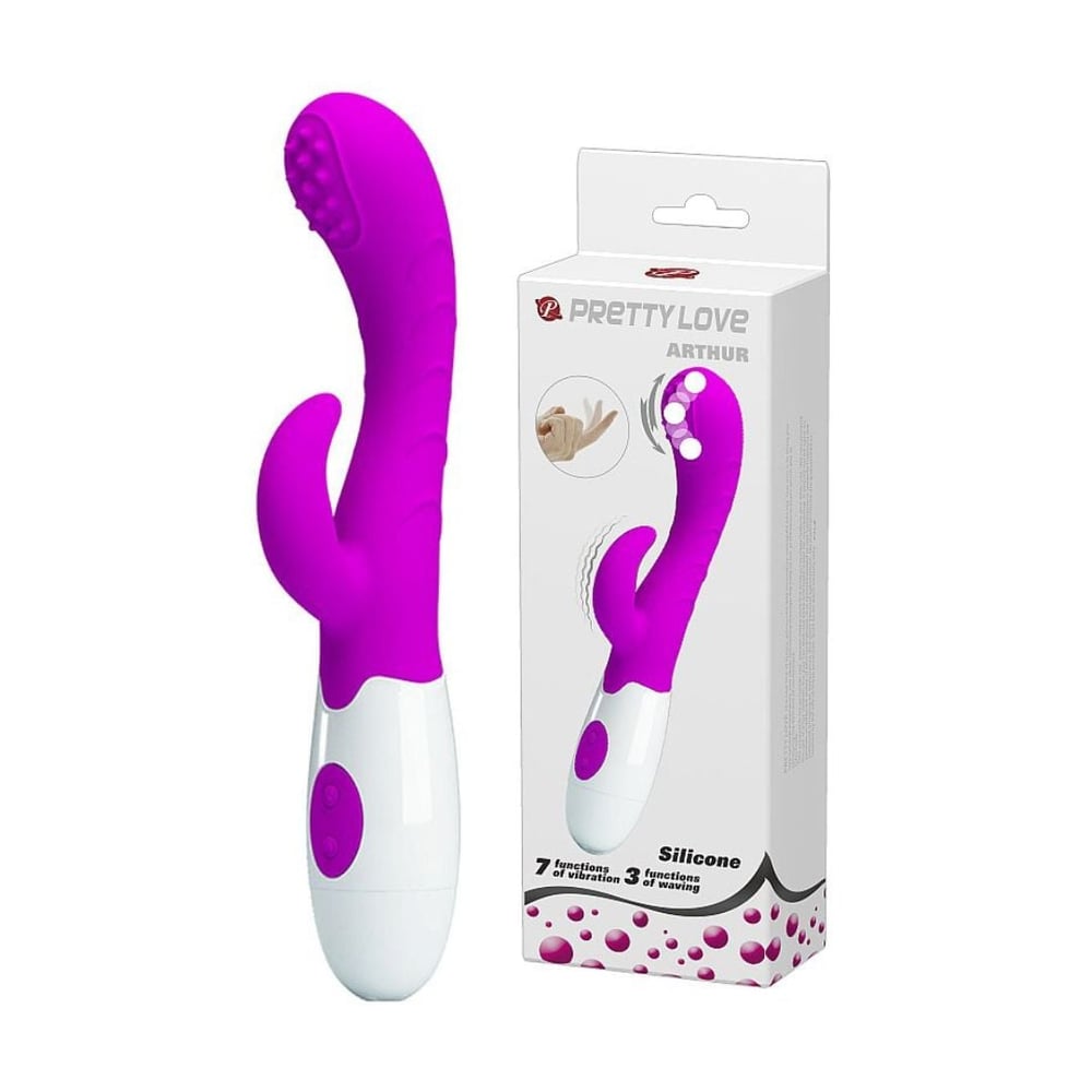 Vibrador Ponto G Rabbit Com Língua Estimuladora 7 Modos De Vibração E Aquecimento Dibe - Imagem 9