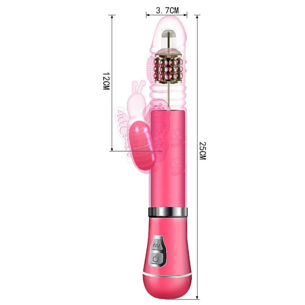 Vibrador Ponto G Borboleta 9 Vibrações 6 Modos De Vai E Vem E Rotação Vibe Toys - Imagem 4