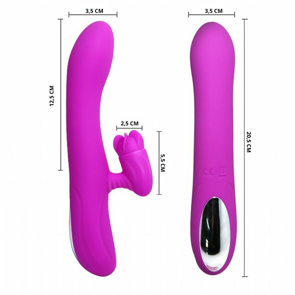 Vibrador Ponto G Buck 4 Modos De Rotação E 7 Modos De Vibração Pretty Love - Imagem 4