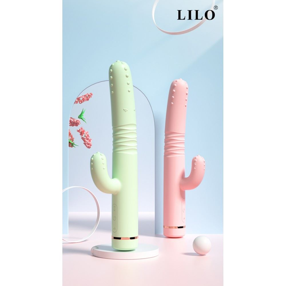 Vibrador Ponto G Cactus 10 Modos De Vibração E 7 Modos Vai E Vem Lilo - Imagem 5