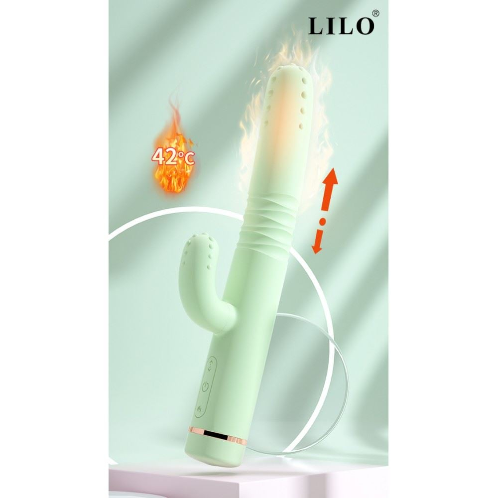 Vibrador Ponto G Cactus 10 Modos De Vibração E 7 Modos Vai E Vem Lilo - Imagem 6