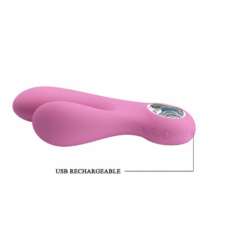Vibrador Ponto G Com Cerdas Massageadoras Canrol 7 Vibrações Pretty Love - Imagem 9