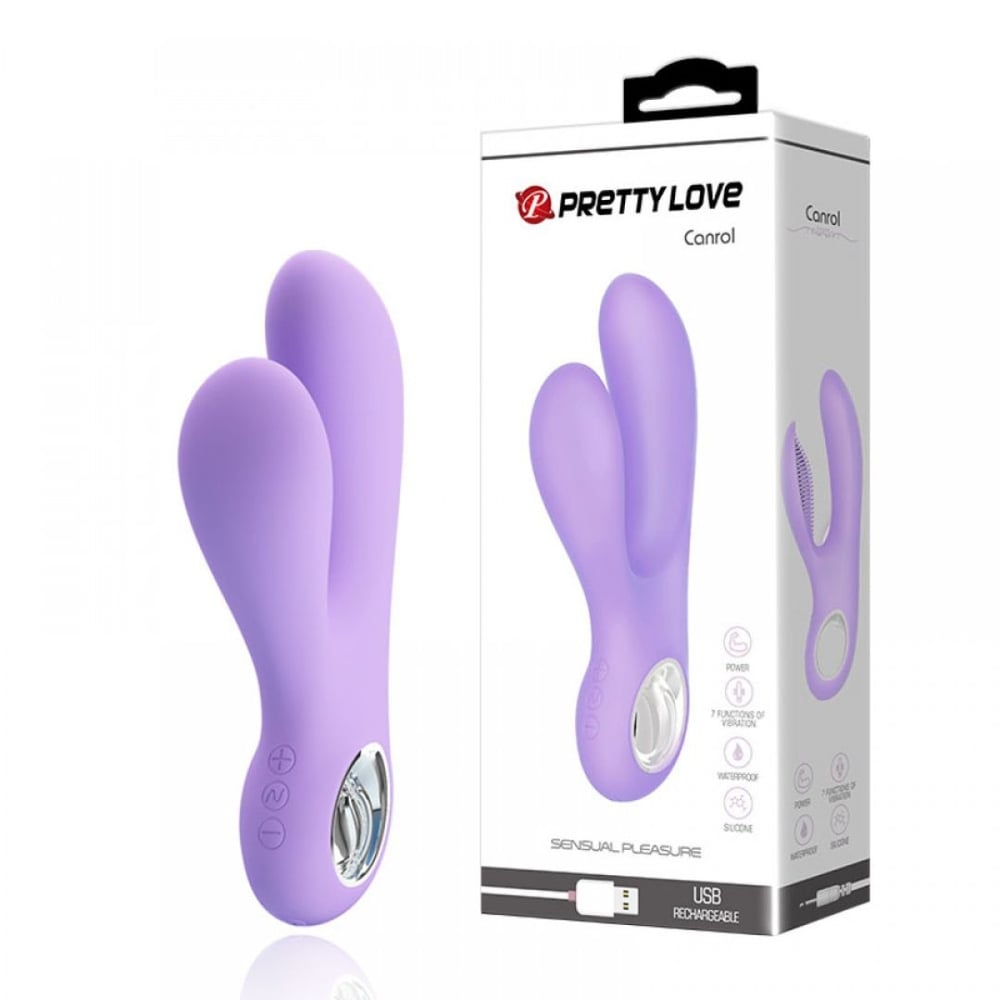 Vibrador Ponto G Com Cerdas Massageadoras Canrol 7 Vibrações Pretty Love - Imagem 10