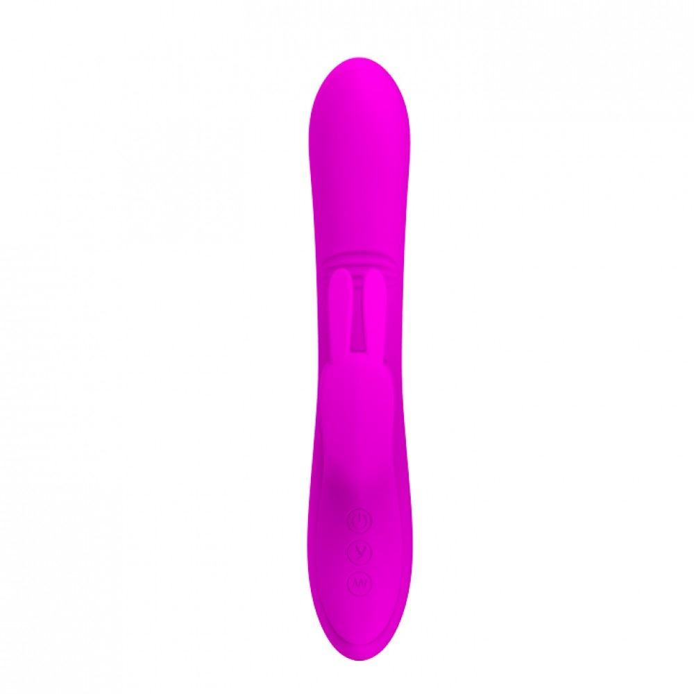 Vibrador Ponto G Com Estimulador Clitoriano Dylan 7 Vibrações Pretty Love - Imagem 5