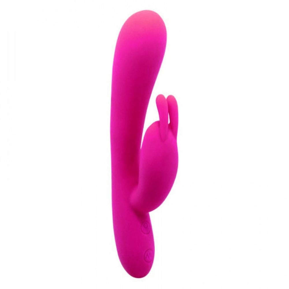 Vibrador Ponto G Com Estimulador Clitoriano Hobart 7 Modos De Vibração Pretty Love - Imagem 2