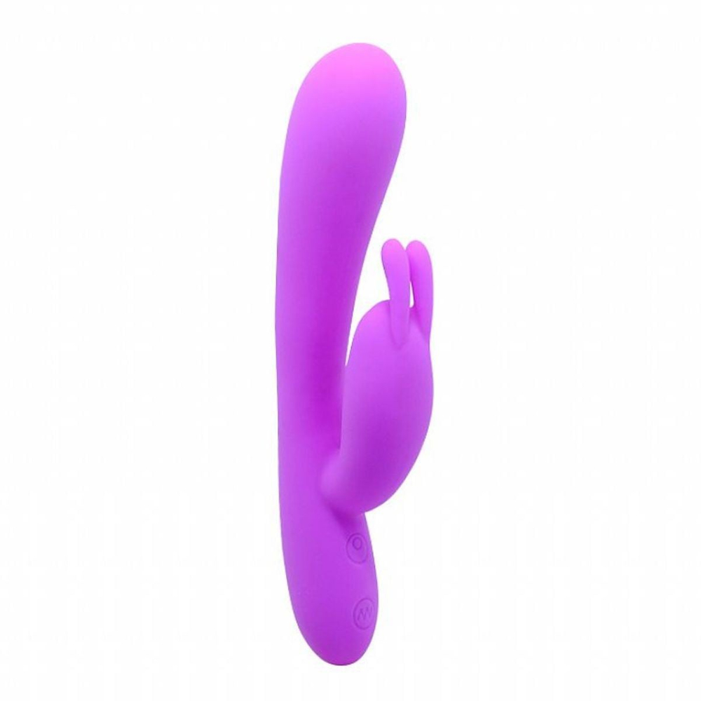Vibrador Ponto G Com Estimulador Clitoriano Hobart 7 Modos De Vibração Pretty Love - Imagem 3
