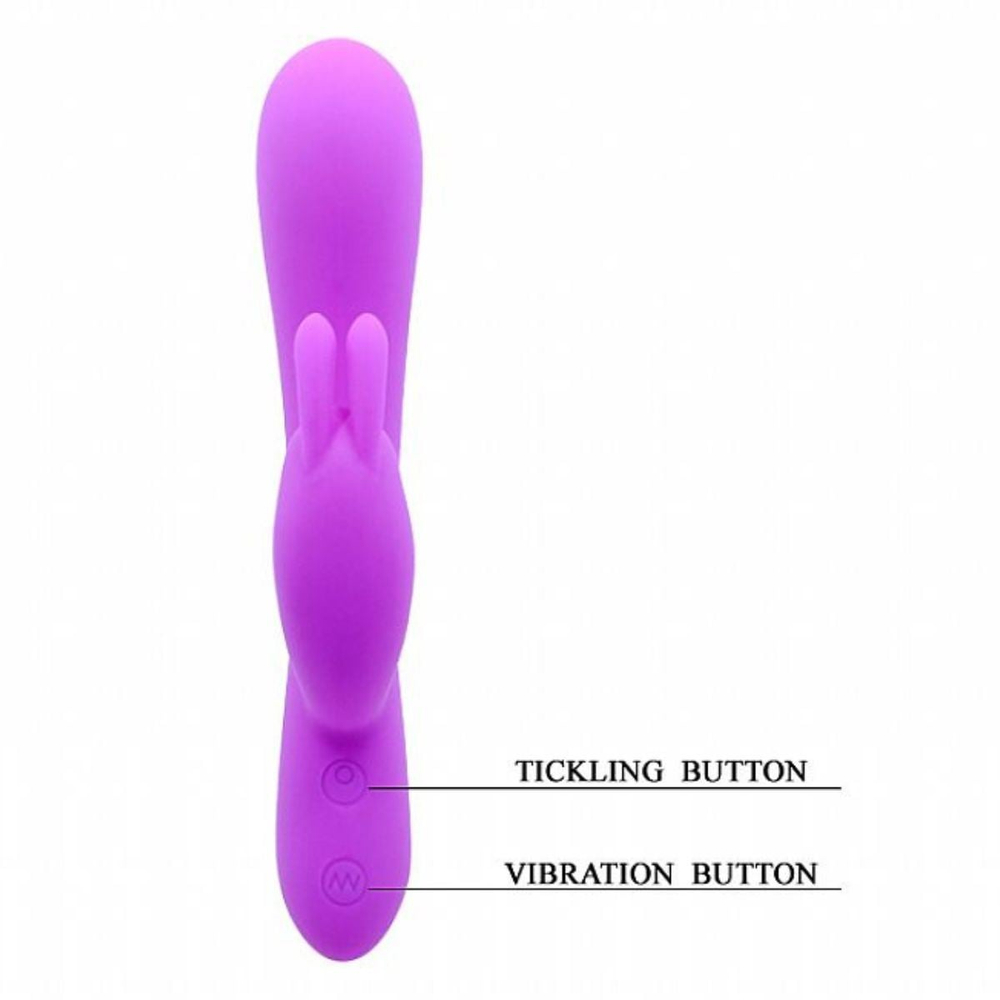 Vibrador Ponto G Com Estimulador Clitoriano Hobart 7 Modos De Vibração Pretty Love - Imagem 8