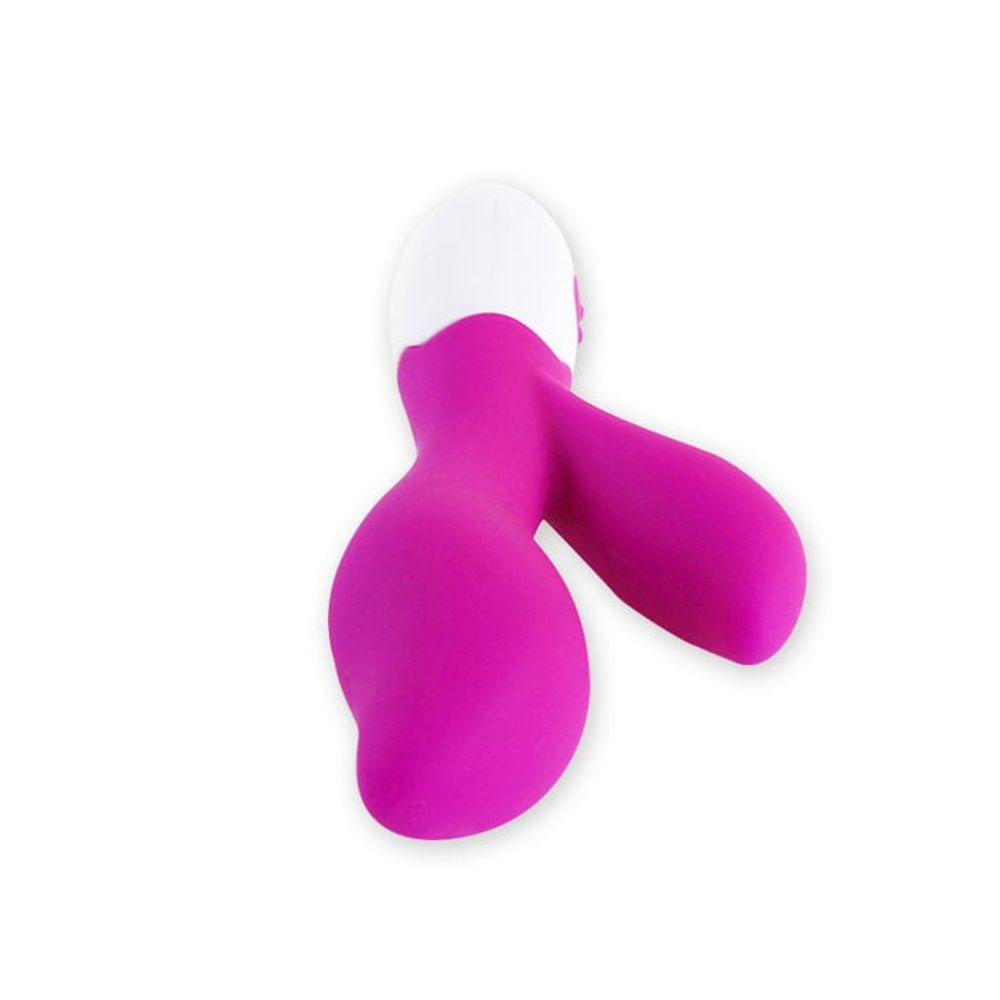 Vibrador Ponto G Com Estimulador Clitoriano Newman 30 Vibrações Pretty Love - Imagem 3