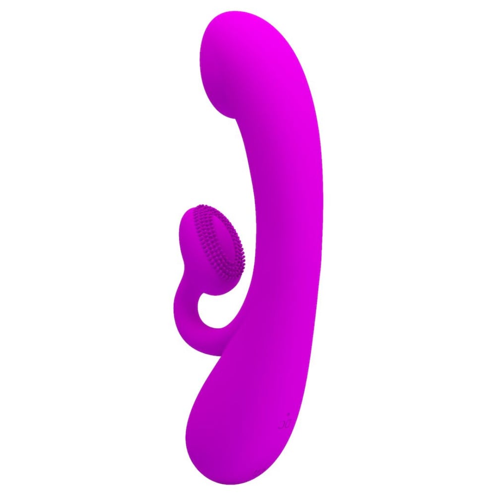 Vibrador Ponto G Com Estimulador De Clitóris Sincere 10 Vibrações Pretty Love - Imagem 3