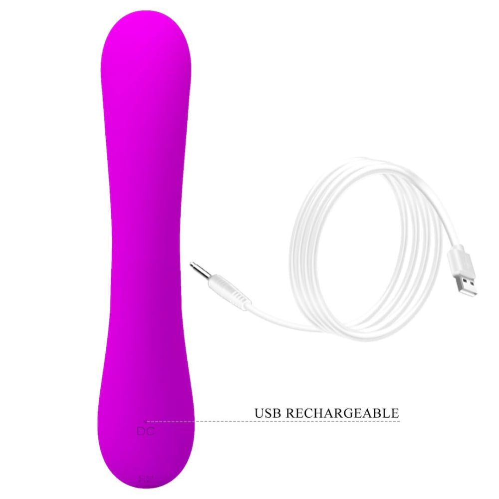 Vibrador Ponto G Com Estimulador De Clitóris Sincere 10 Vibrações Pretty Love - Imagem 7