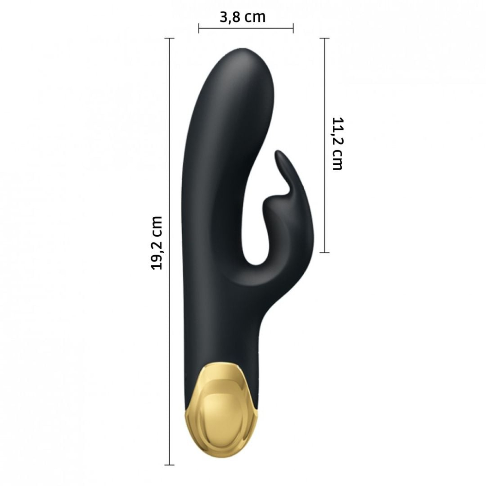 Vibrador Ponto G Double Royal Pleasure 24K Gold 7 Vibrações Pretty Love - Imagem 4