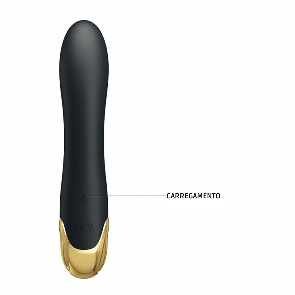 Vibrador Ponto G Double Royal Pleasure 24K Gold 7 Vibrações Pretty Love - Imagem 5