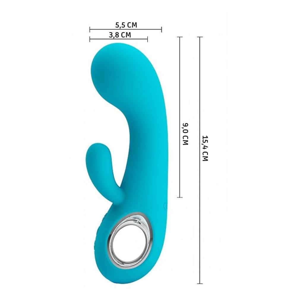 Vibrador Ponto G Duplo Valentine 7 Vibrações Pretty Love - Imagem 8