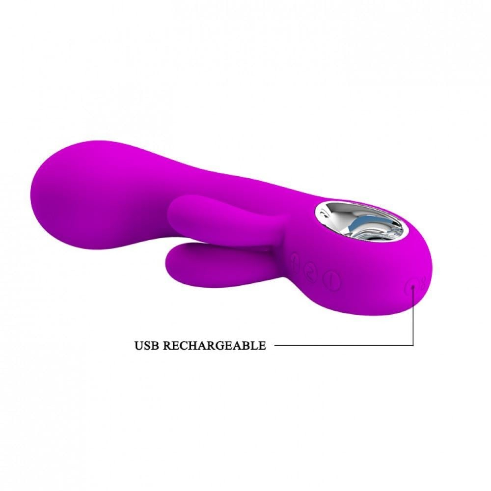 Vibrador Ponto G Duplo Valentine 7 Vibrações Pretty Love - Imagem 9