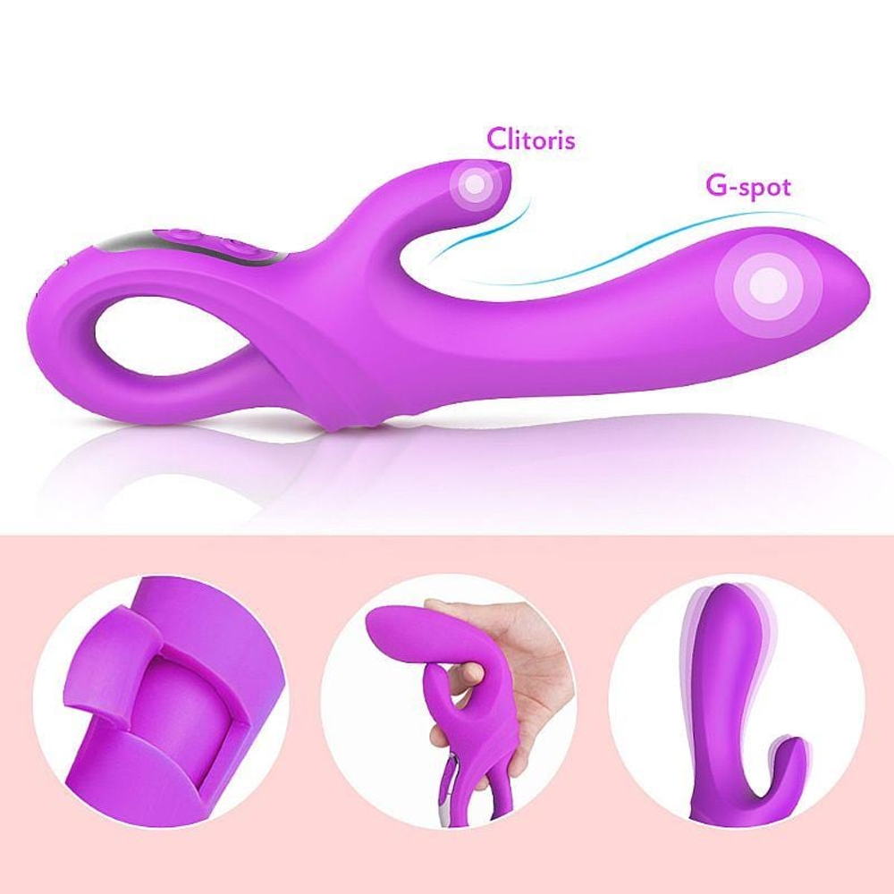 Vibrador Ponto G E Clítoris Daggers 9 Vibrações Vibe Toys - Imagem 2