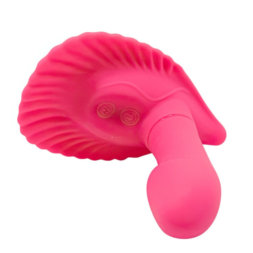 Vibrador Ponto G Fancy Clamshell Com Estimulador Clitoriano 30 Vibrações Pretty Love - Imagem 4