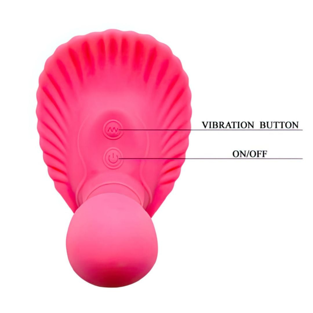 Vibrador Ponto G Fancy Clamshell Com Estimulador Clitoriano 30 Vibrações Pretty Love - Imagem 7