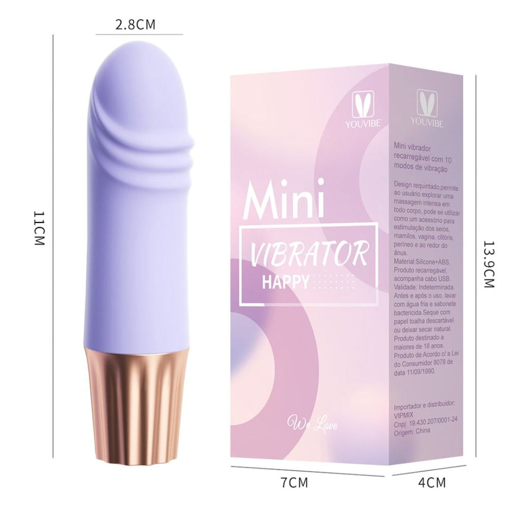 Vibrador Ponto G Glans Recarregável 10 Modos De Vibração Vibe Toys - Imagem 6