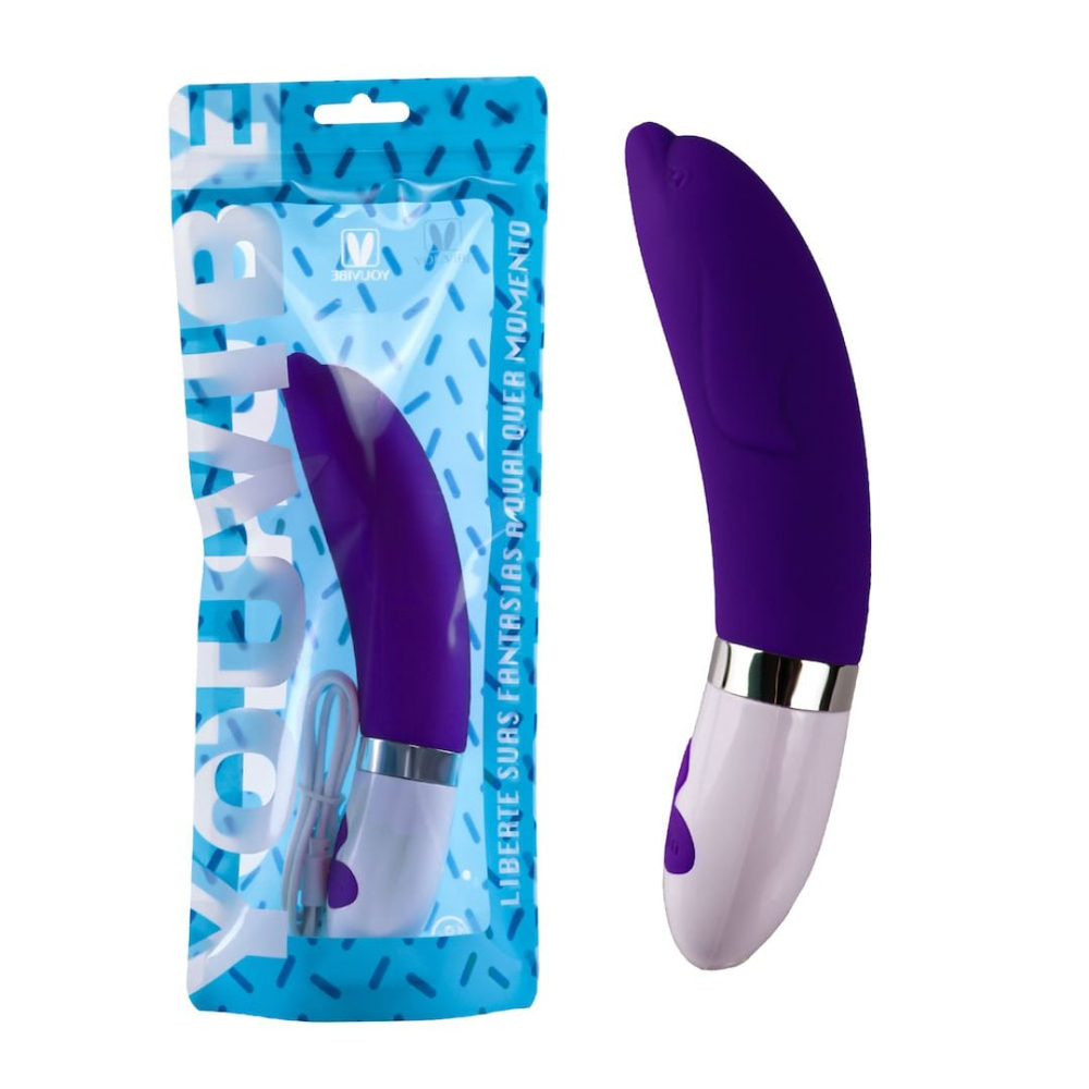 Vibrador Ponto G Golfinho 15 Modos De Vibração E 3 Intensidades Youvibe - Imagem 7