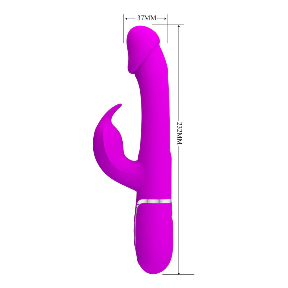 Vibrador Ponto G Kampas Com Glande 7 Modos De Vibrações Pretty Love - Imagem 8