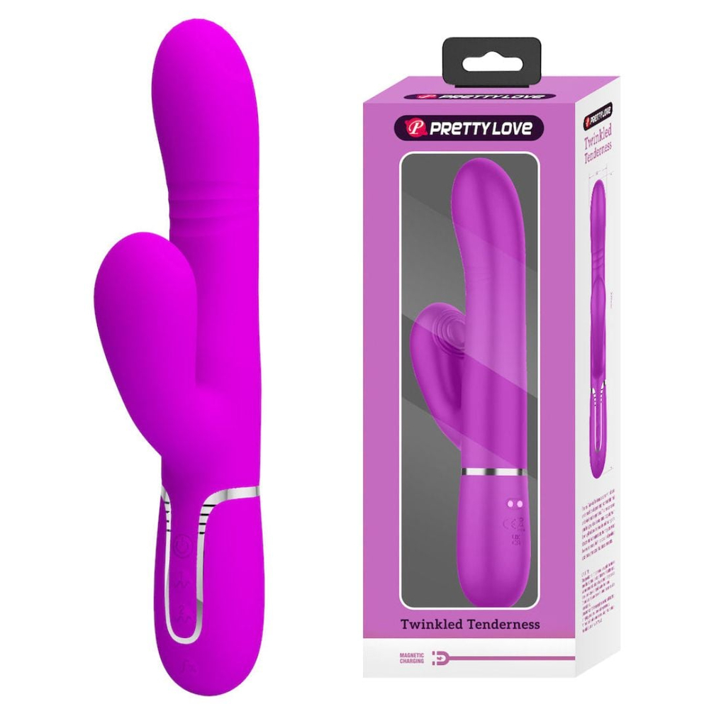 Vibrador Ponto G Mariana 7 Modos De Estimulação E 4 Modos De Vai E Vem Pretty Love