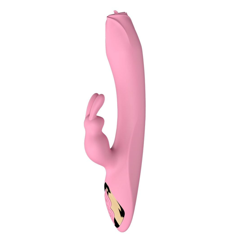 Vibrador Ponto G Rabbit Com Língua Estimuladora 7 Modos De Vibração E Aquecimento Dibe - Imagem 2