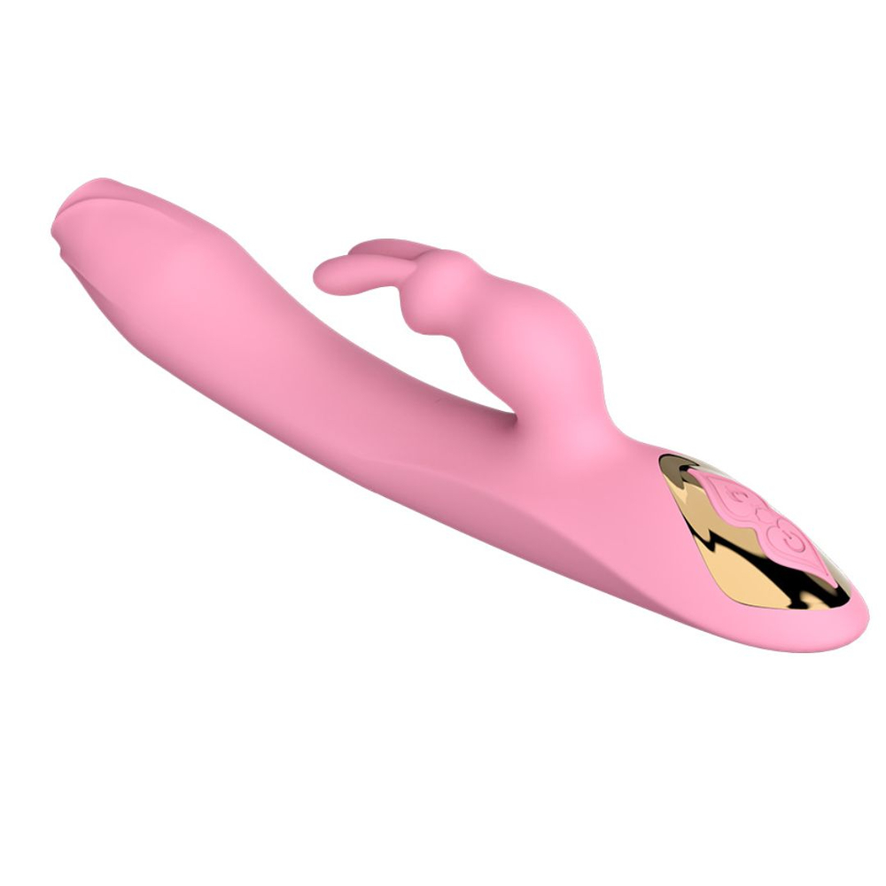 Vibrador Ponto G Rabbit Com Língua Estimuladora 7 Modos De Vibração E Aquecimento Dibe - Imagem 4