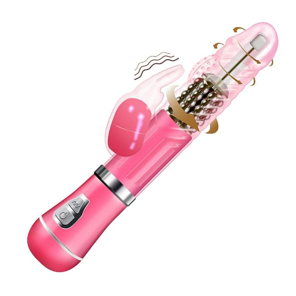 Vibrador Ponto G Rabbit Recarregável 9 Vibrações E 6 Modos De Rotação Vibe Toys - Imagem 2