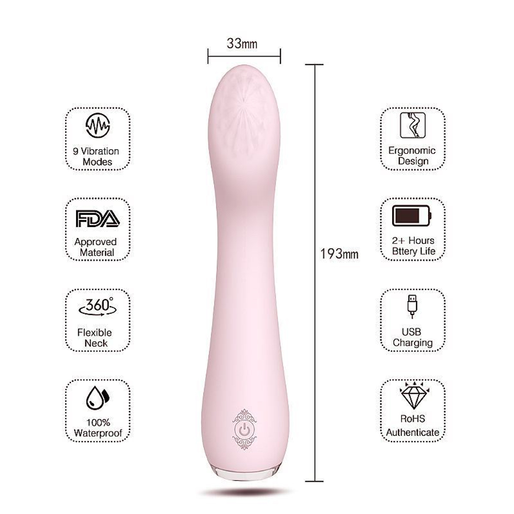 Vibrador Ponto G Recarregável Lisa S-Hande - Imagem 3