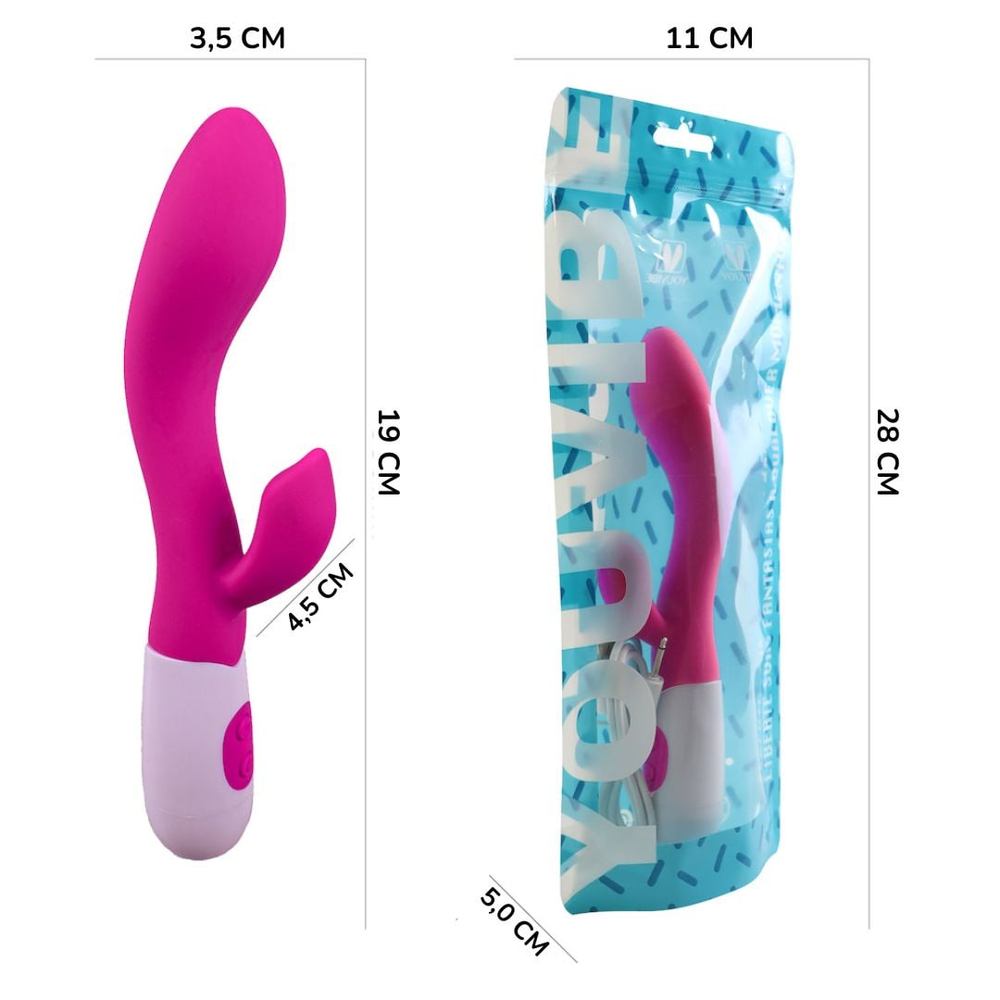 Vibrador Ponto G Recarregável Newman 20 Vibrações Vibe Toys - Imagem 9