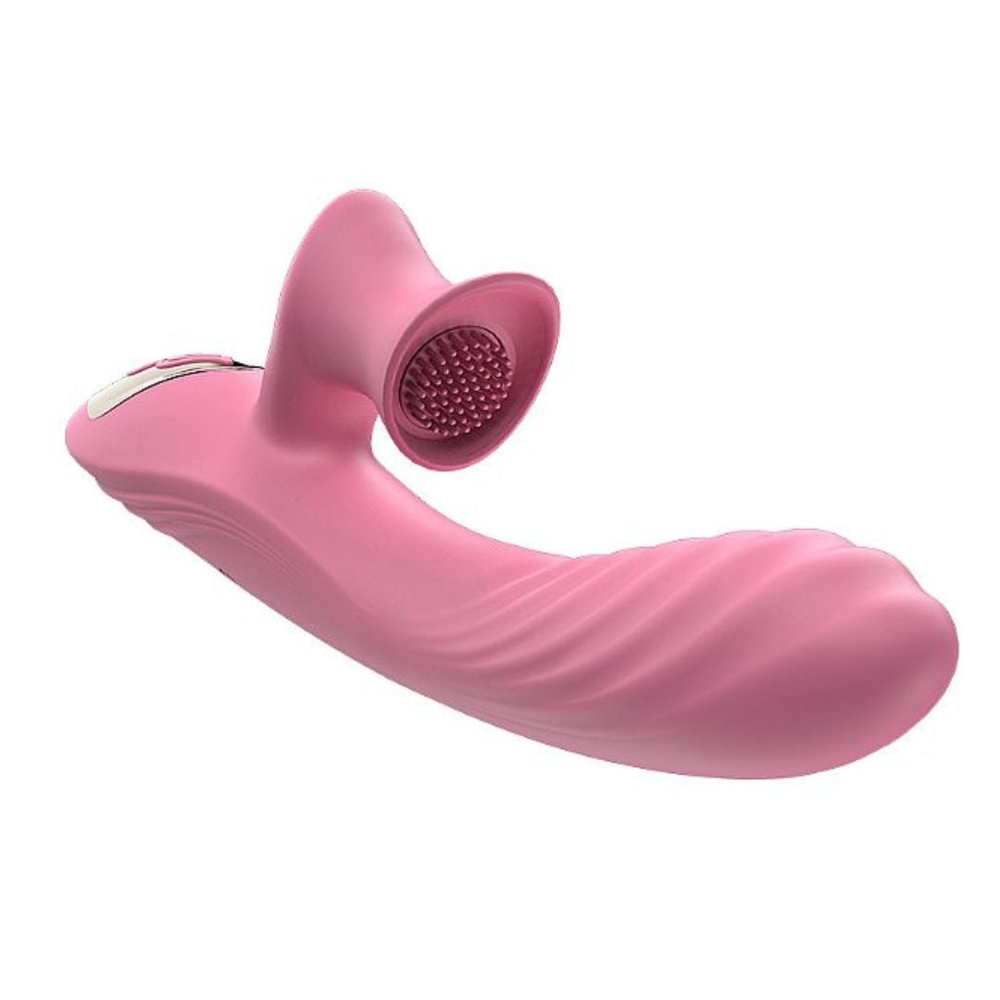Vibrador Ponto G Sex Massager Com Cerdas Giratórias 7 Modos De Vibração Dibe - Imagem 2
