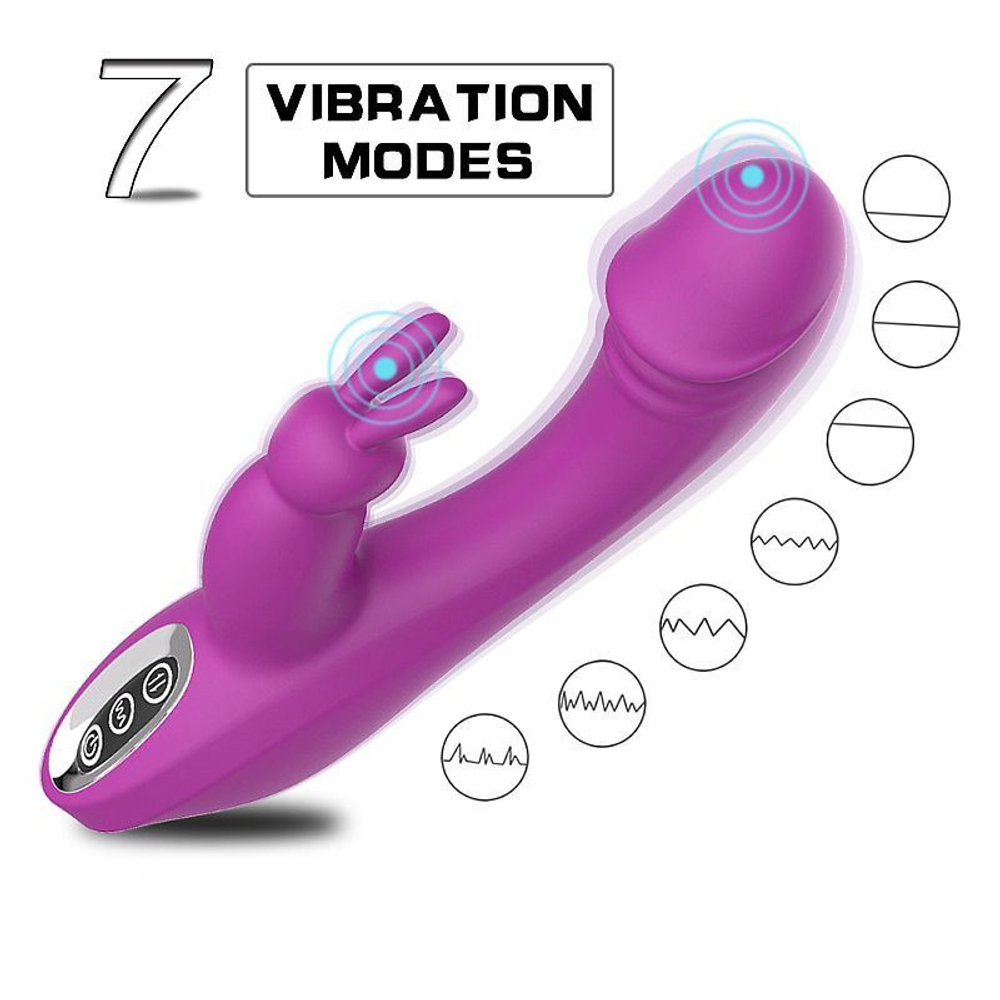 Vibrador Ponto G Soft Rabbit Naughtyu S Hande - Imagem 5