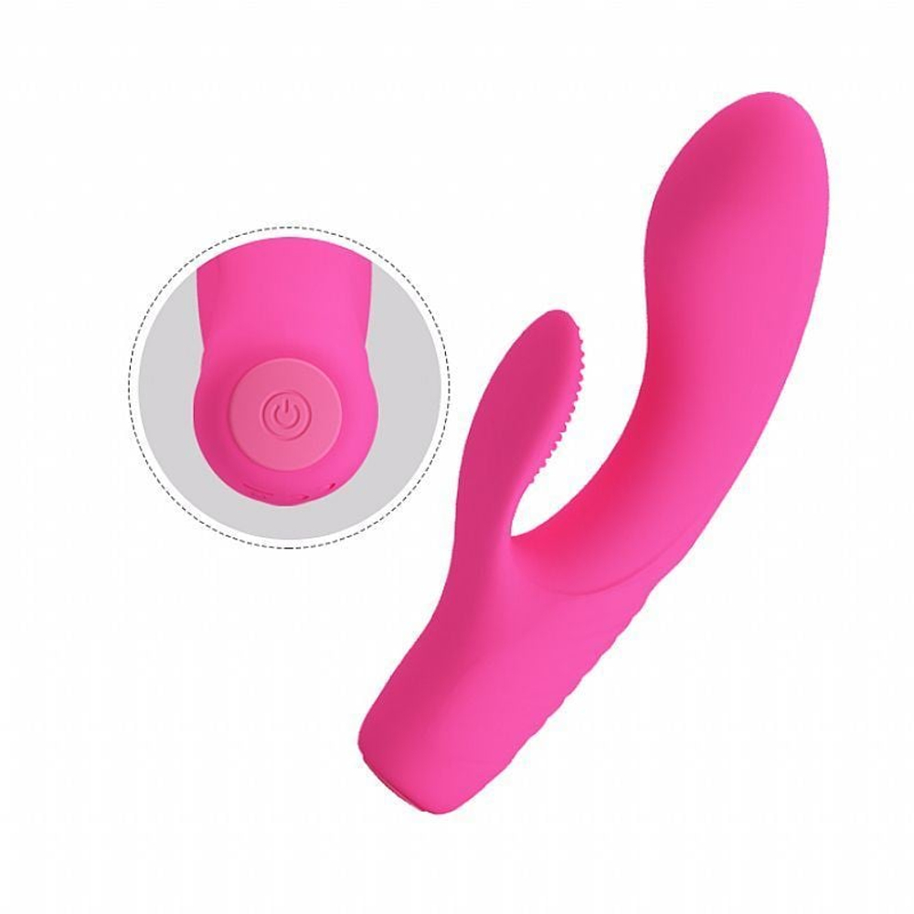 Vibrador Ponto G Tim Com Cerdas Estimuladoras 12 Vibrações Pretty Love - Imagem 3