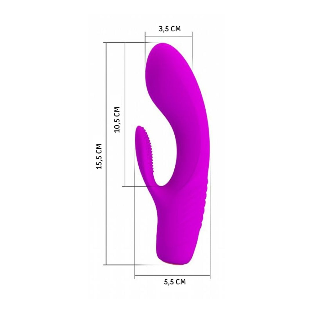 Vibrador Ponto G Tim Com Cerdas Estimuladoras 12 Vibrações Pretty Love - Imagem 7