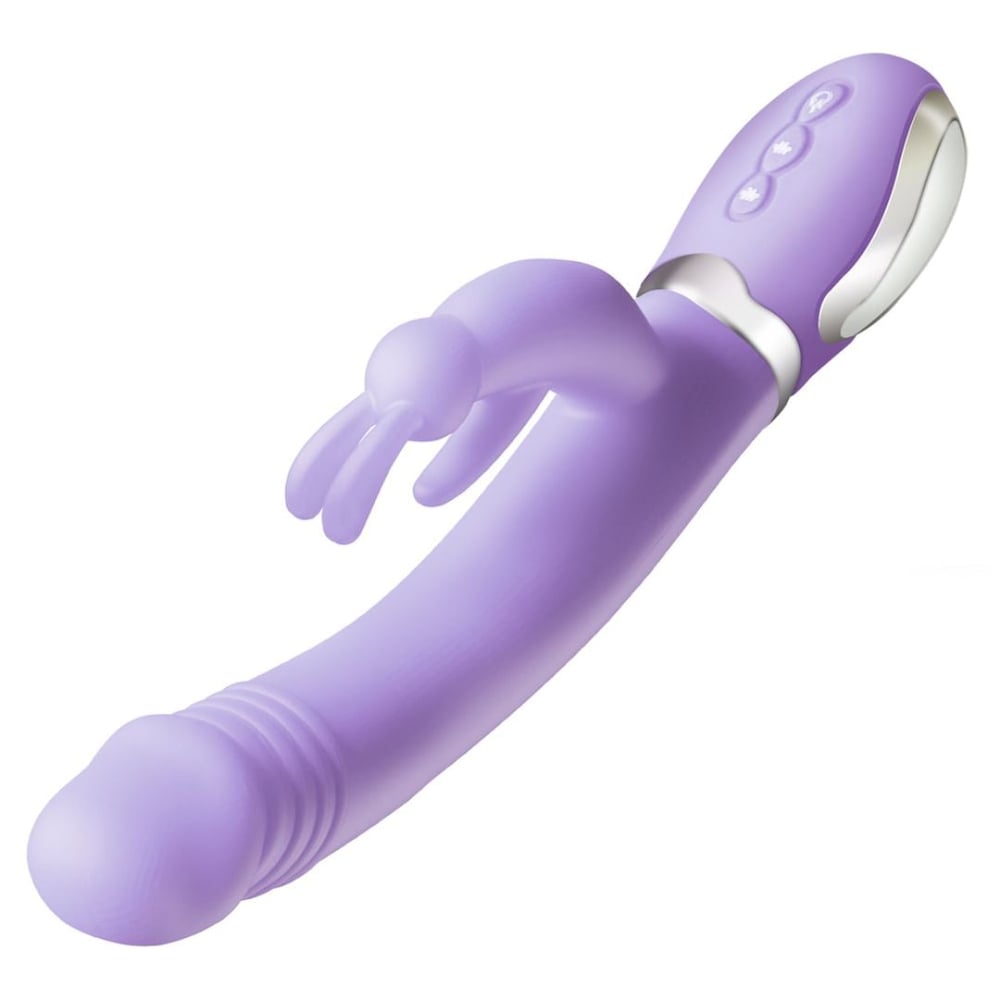 Vibrador Rabbit Naughty Com Língua Estimuladora 36 Vibrações E Aquecimento - Imagem 2