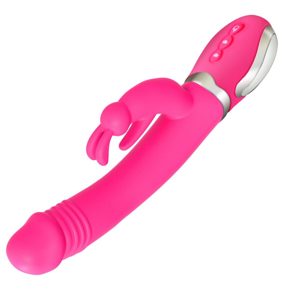Vibrador Rabbit Naughty Com Língua Estimuladora 36 Vibrações E Aquecimento - Imagem 3