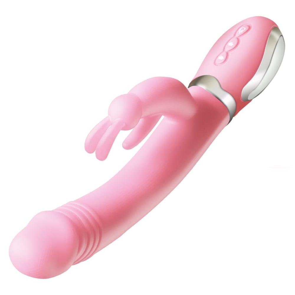 Vibrador Rabbit Naughty Com Língua Estimuladora 36 Vibrações E Aquecimento - Imagem 4
