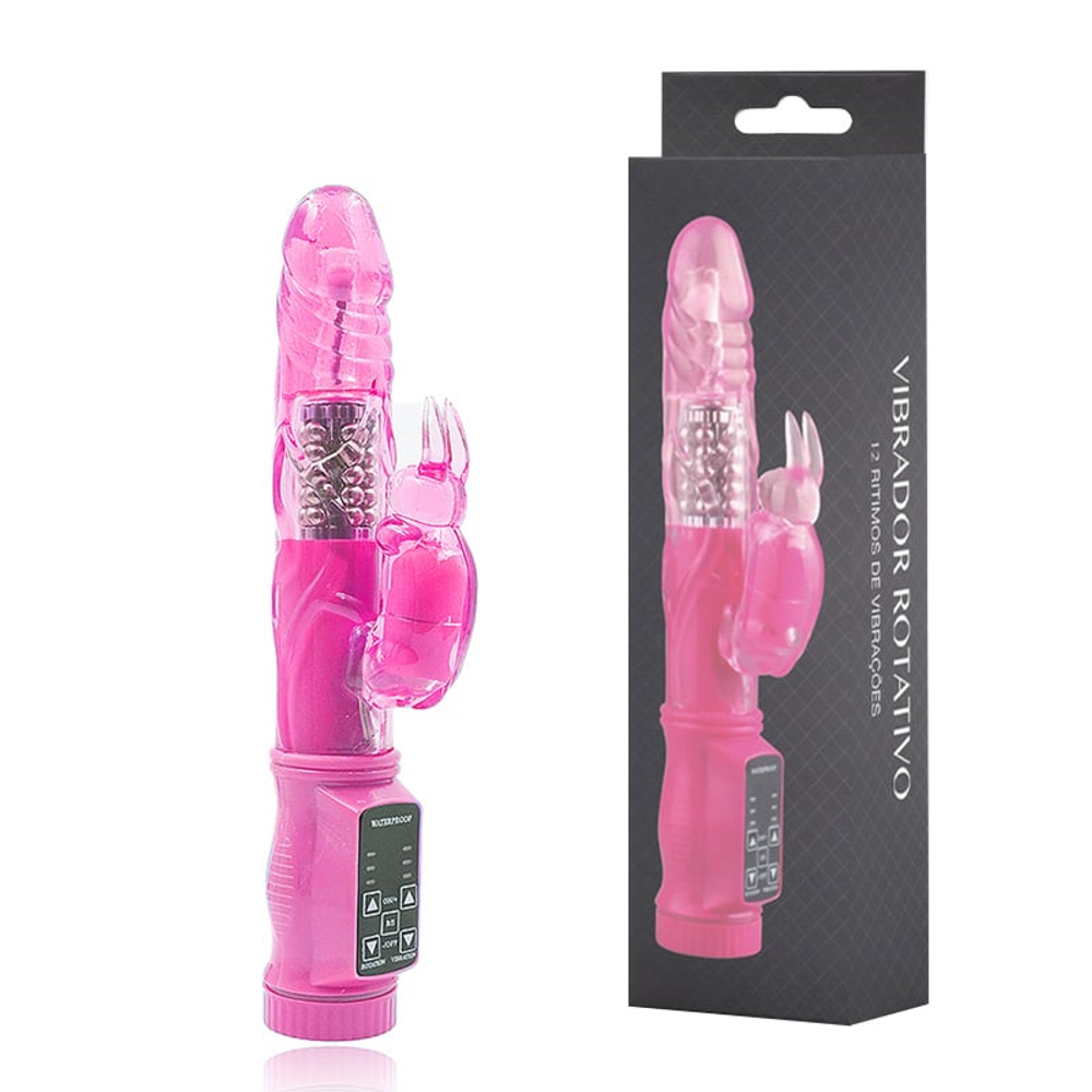 Vibrador Rabbit Rotativo 12 Vibraçoes - Imagem 3